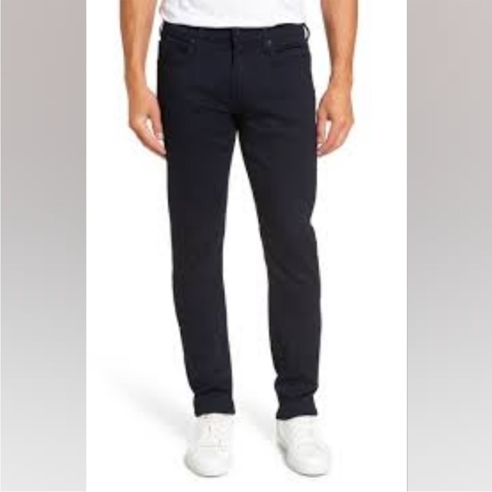 Paige Federal Jean Inkwell Slim Straight Jeans Dark Wash Mens Designer Sz 31